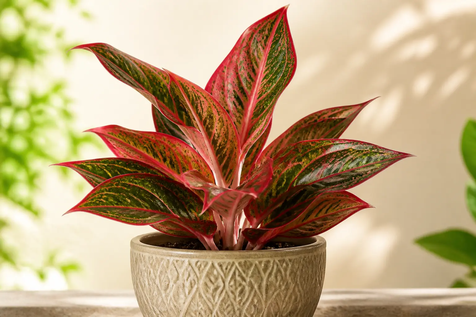 Aglaonema Aglaonema Red Valentine variety