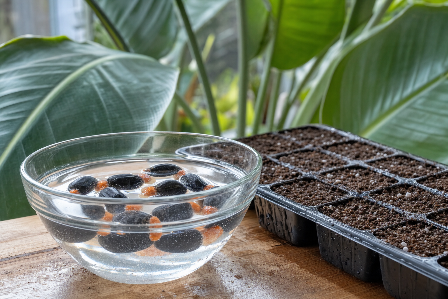 Bird of Paradise propagation — seed propagation (for patient growers)