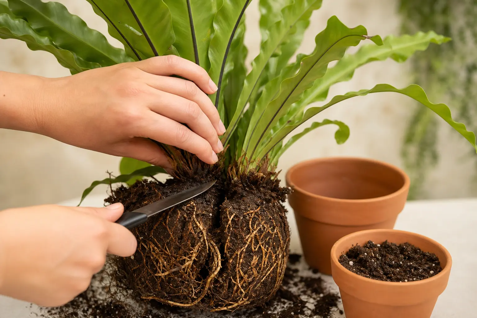 Bird's Nest Fern propagation — step-by-step guide