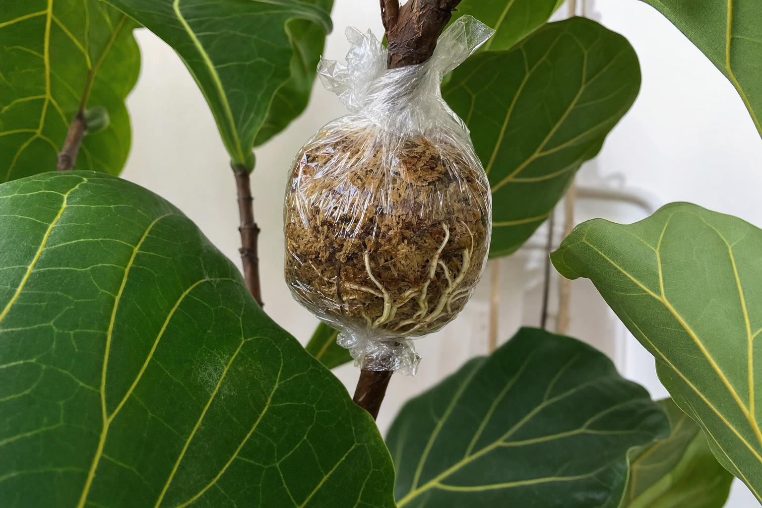 Fiddle Leaf Fig propagation — air layering (most reliable method)