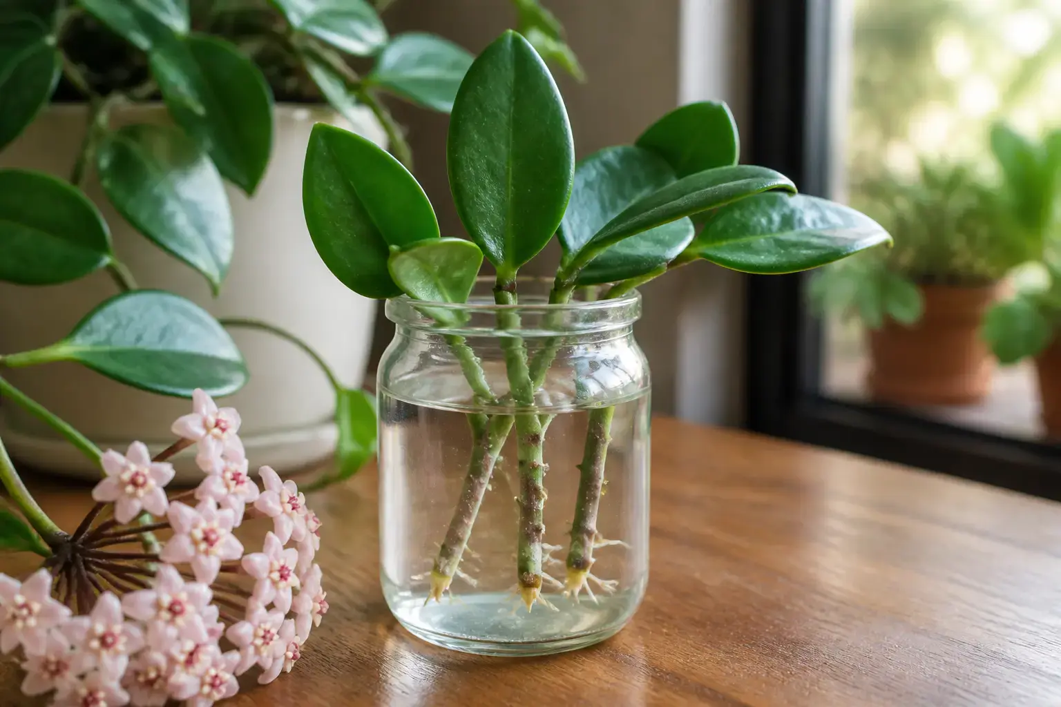 Propagate Hoya Carnosa by Water Propagation