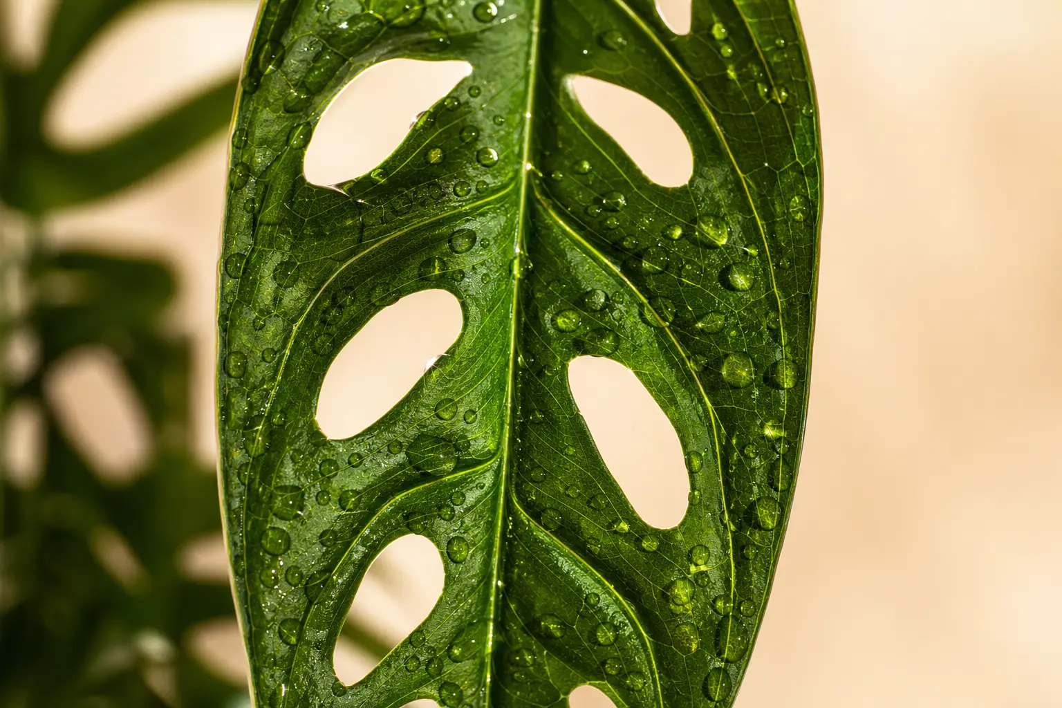 Monstera Adansonii — distinctive plant feature