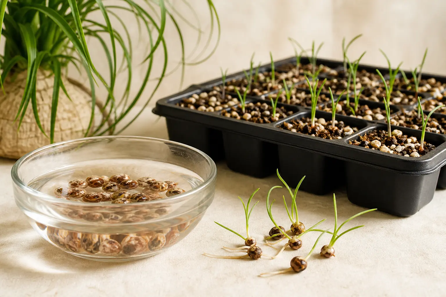 Ponytail Palm propagation — seed propagation method