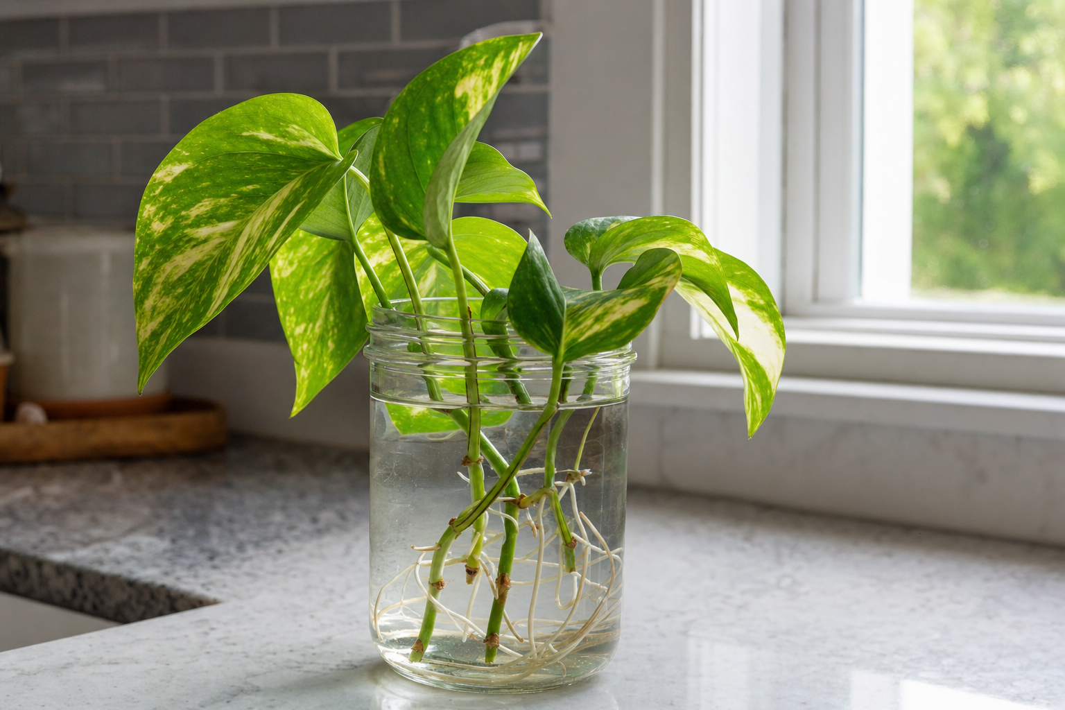 Propagate Pothos by Water Propagation